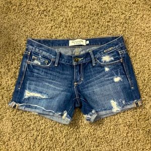 Abercrombie & Fitch Denim Jean Shorts 0